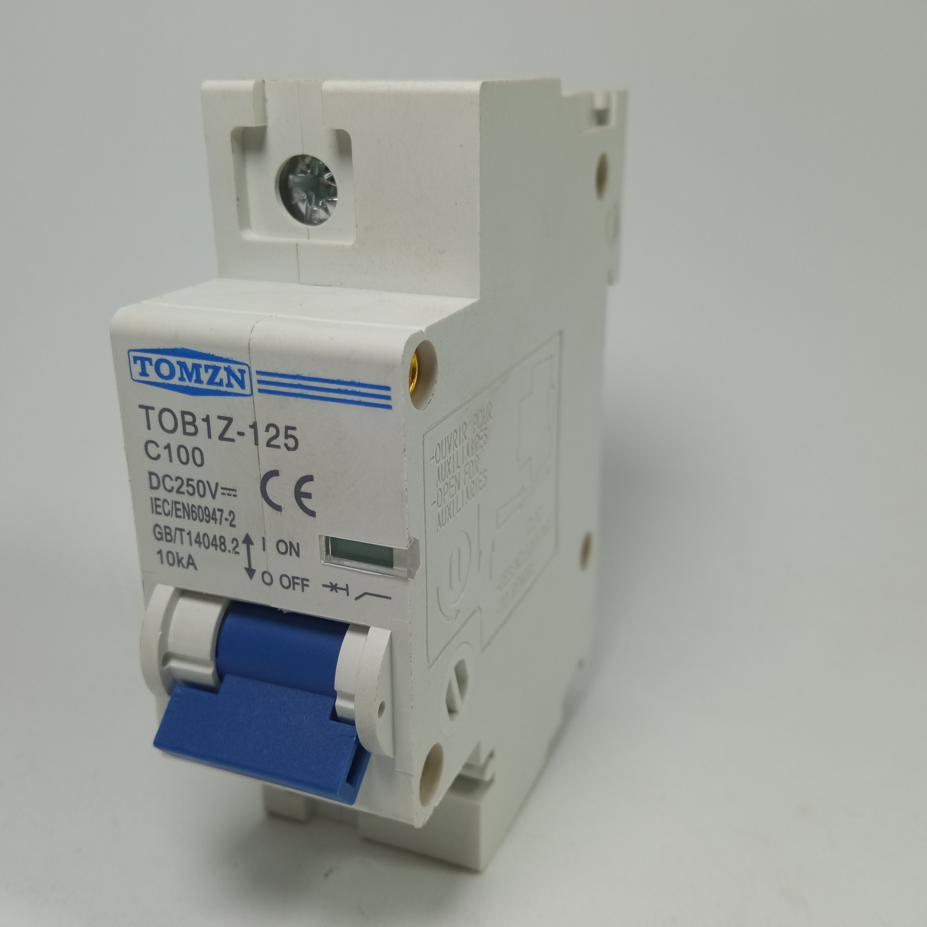 TOMZN TOB1Z-125 DC Circuit Breaker MCB Solar Fuse 250v Single Pole 1P in Pakistan