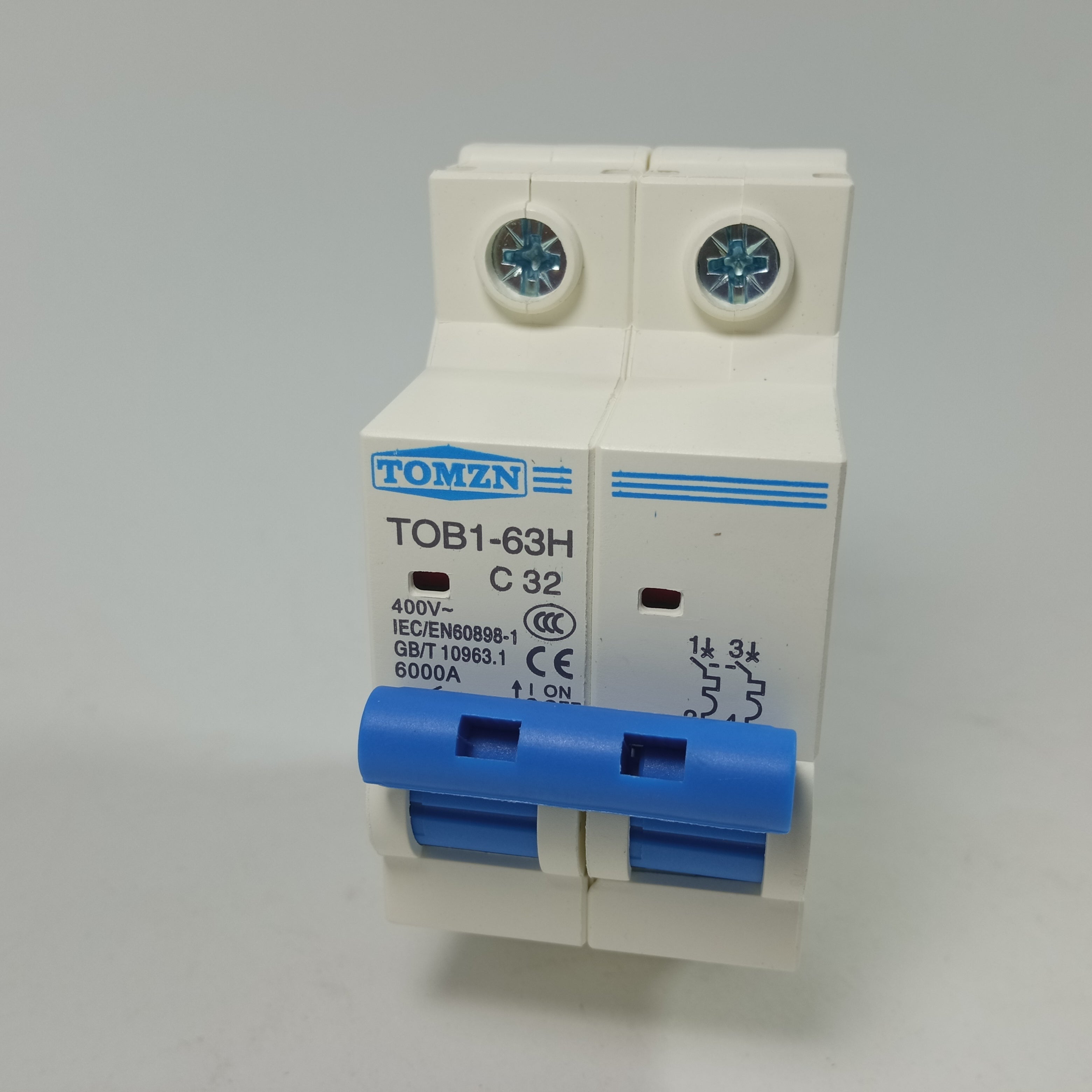 TOMZN TOB1-63H4P 2P C Type AC Mini Circuit Breaker in Pakistan