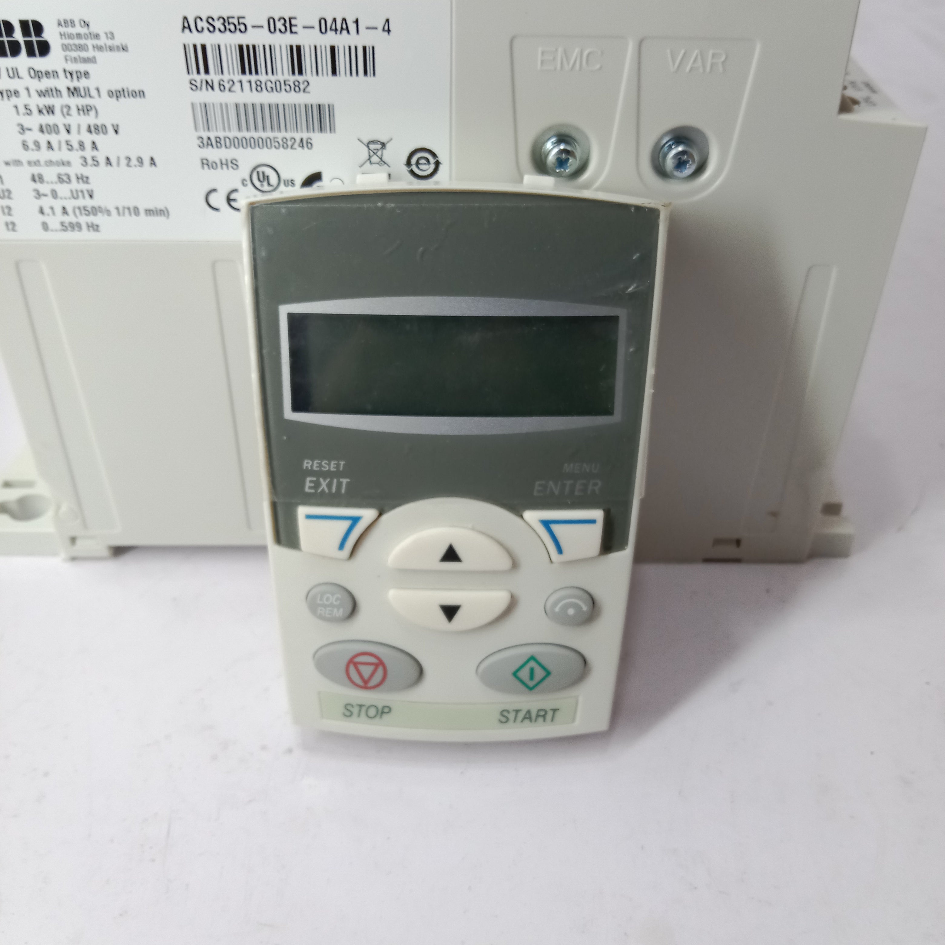 ABB ACS355-03E-04A1-4 1.5KW DRIVE in Pakistan