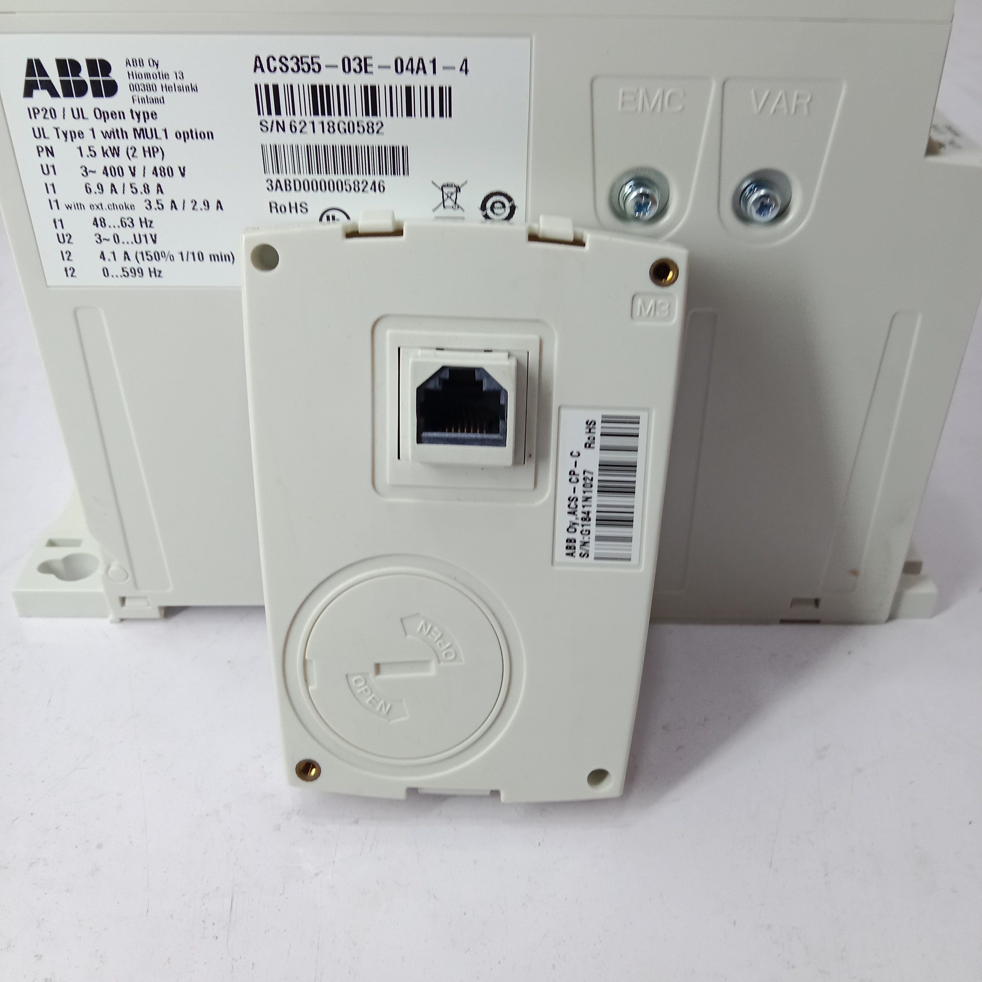 ABB ACS355-03E-04A1-4 1.5KW DRIVE in Pakistan