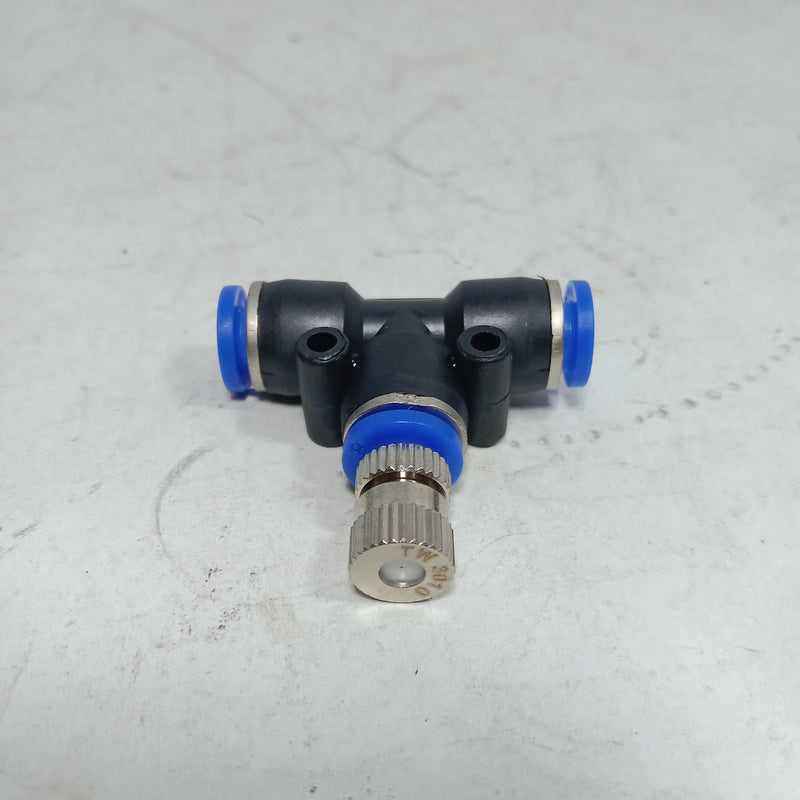Pneumatic T Connector + Misting Nozzle 6 mm in Pakistan