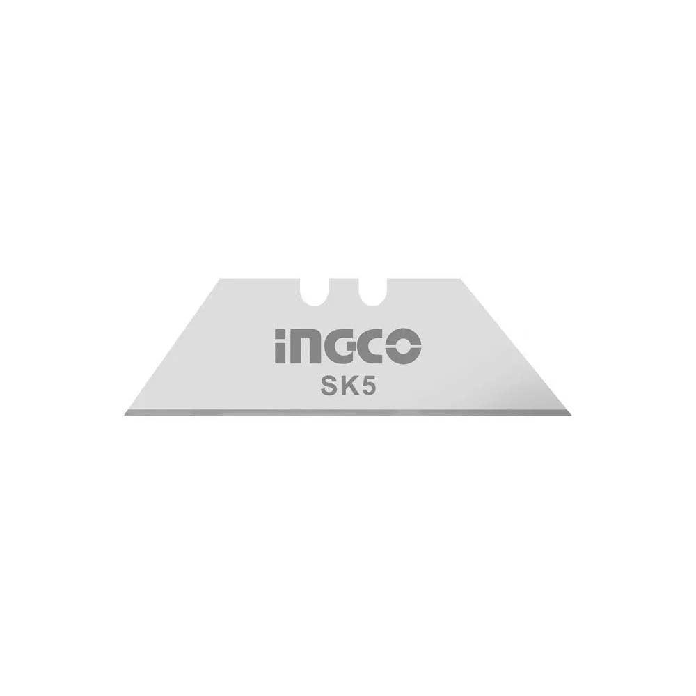 INGCO 10Pcs utility knife blades set HUKB61001 in Pakistan - industryparts.pk