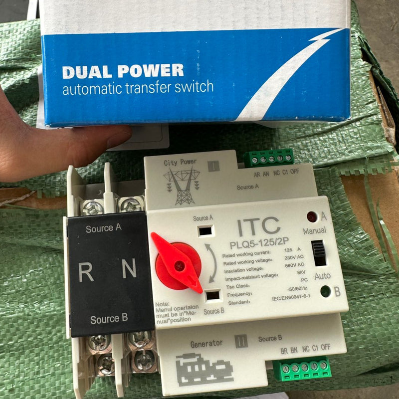 ITC PLQ5-125/2P Dual Power Automatic Transfer Switch
