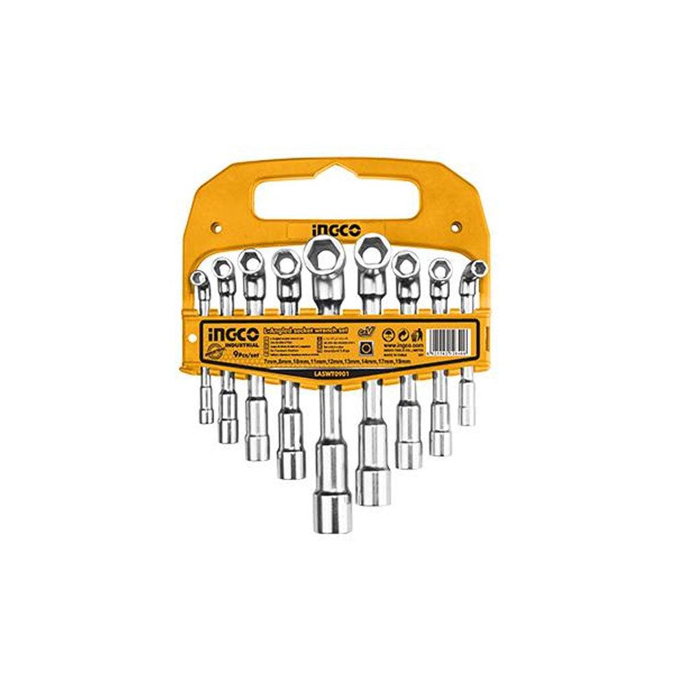 Ingco L-Angled Socket Wrench Set LASWT0901 In Pakistan - industryparts.pk