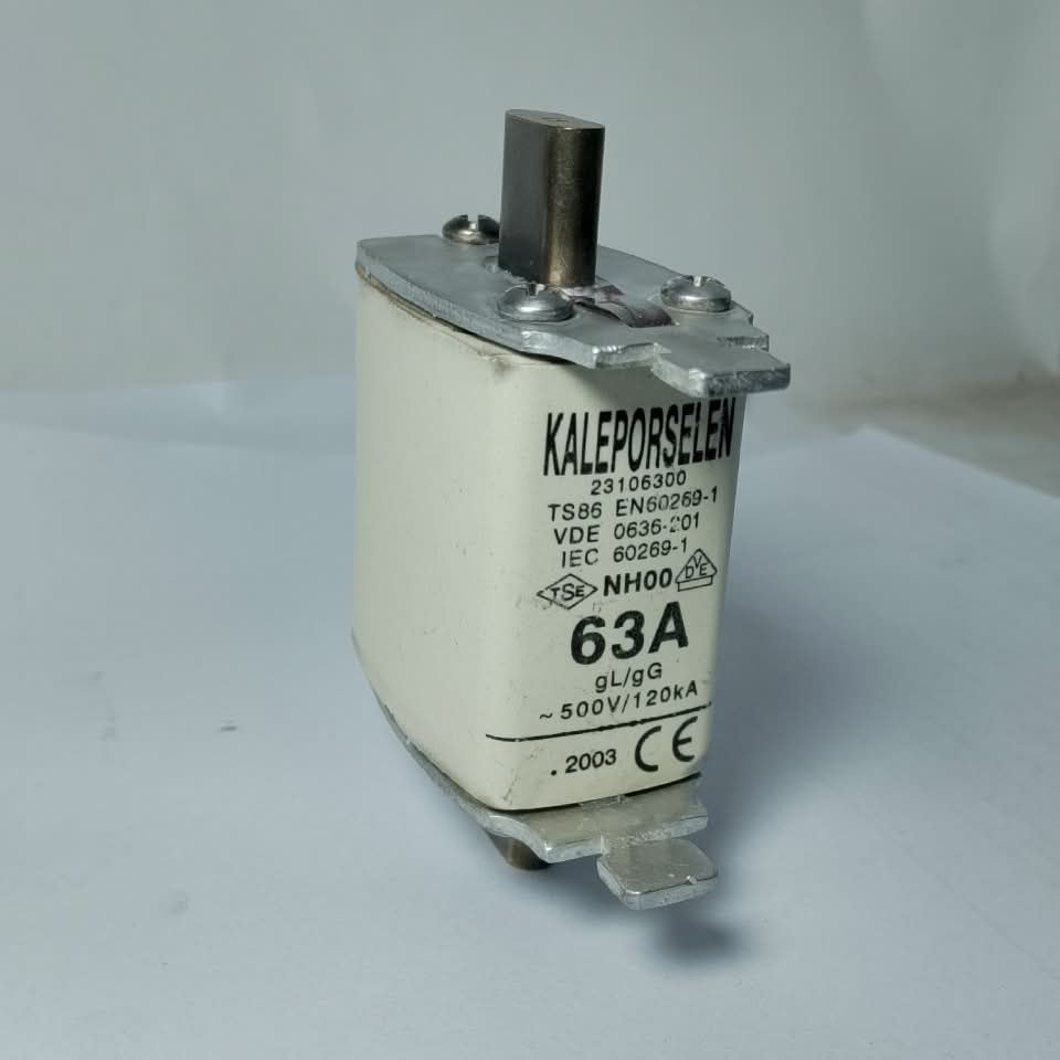 KALEPORSELEN 63A blade ceramic fuse link in Pakistan