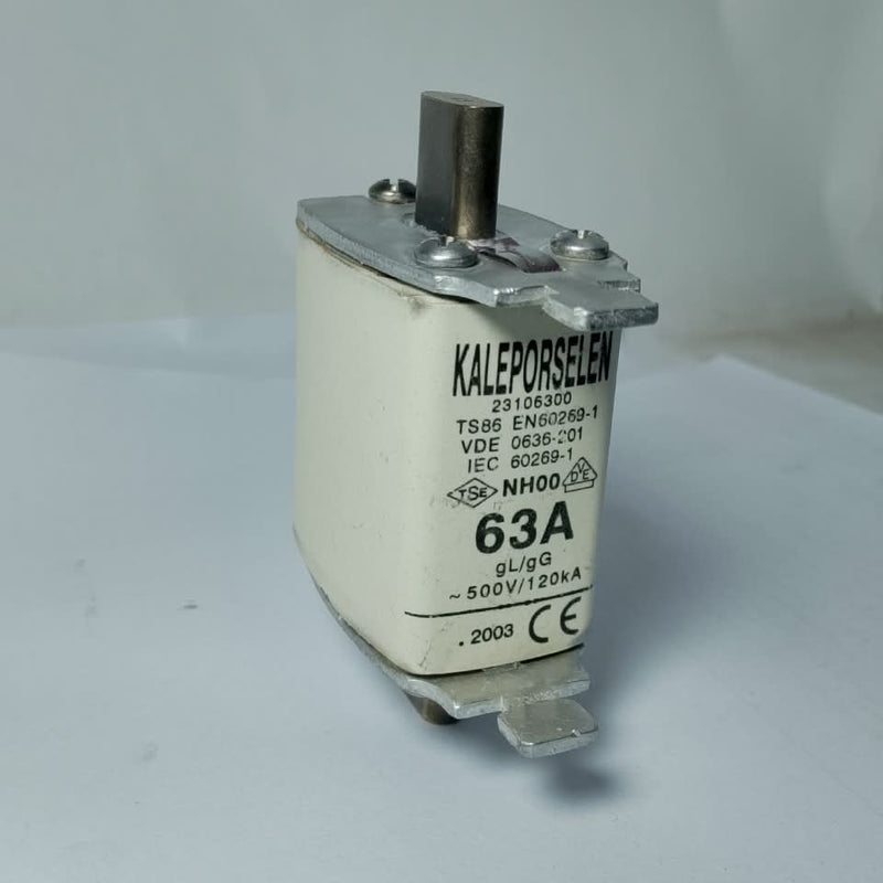 KALEPORSELEN 63A blade ceramic fuse link in Pakistan
