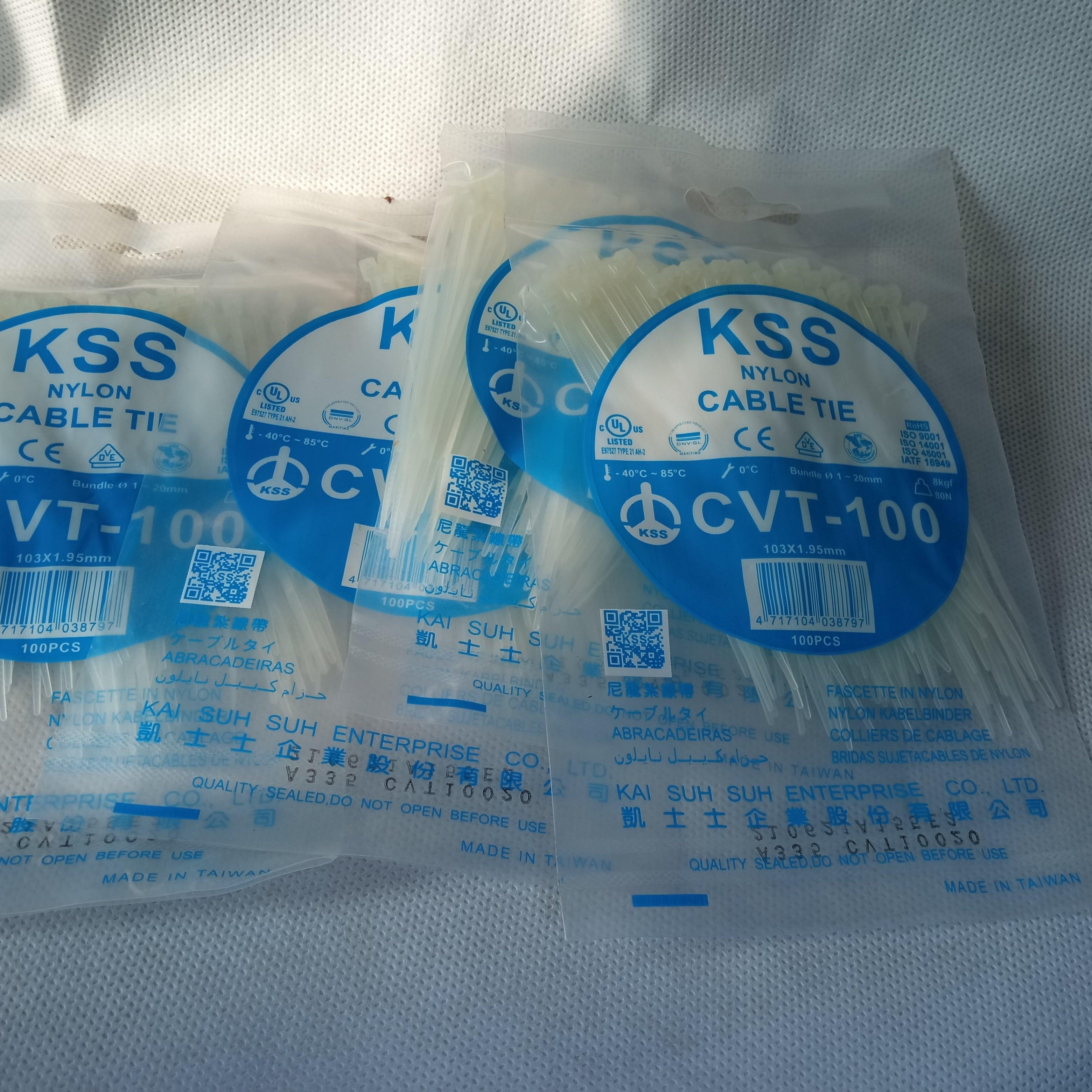 KSS Cable Ties White All Sizes Available in Pakistan - industryparts.pk