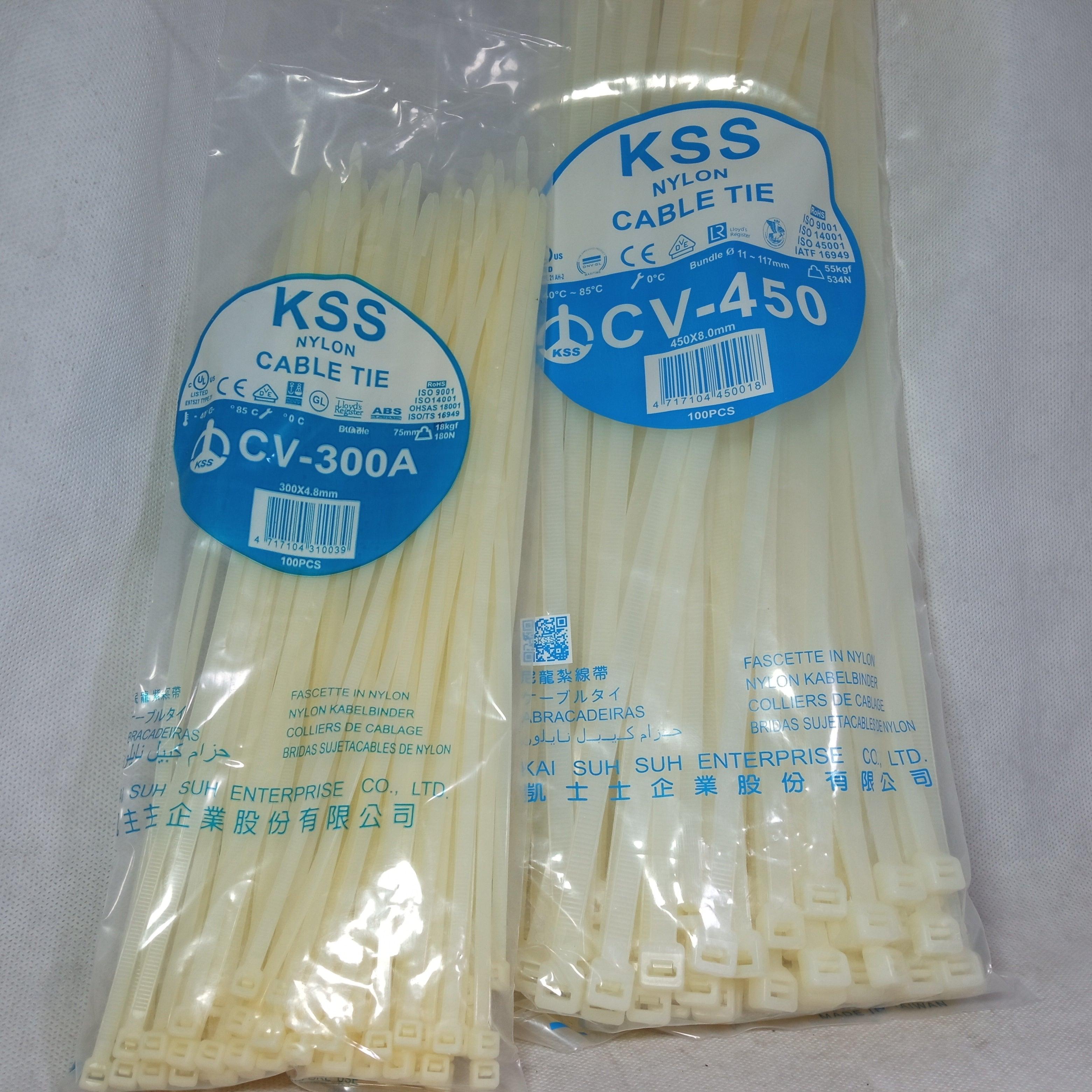 KSS Cable Ties White All Sizes Available in Pakistan - industryparts.pk