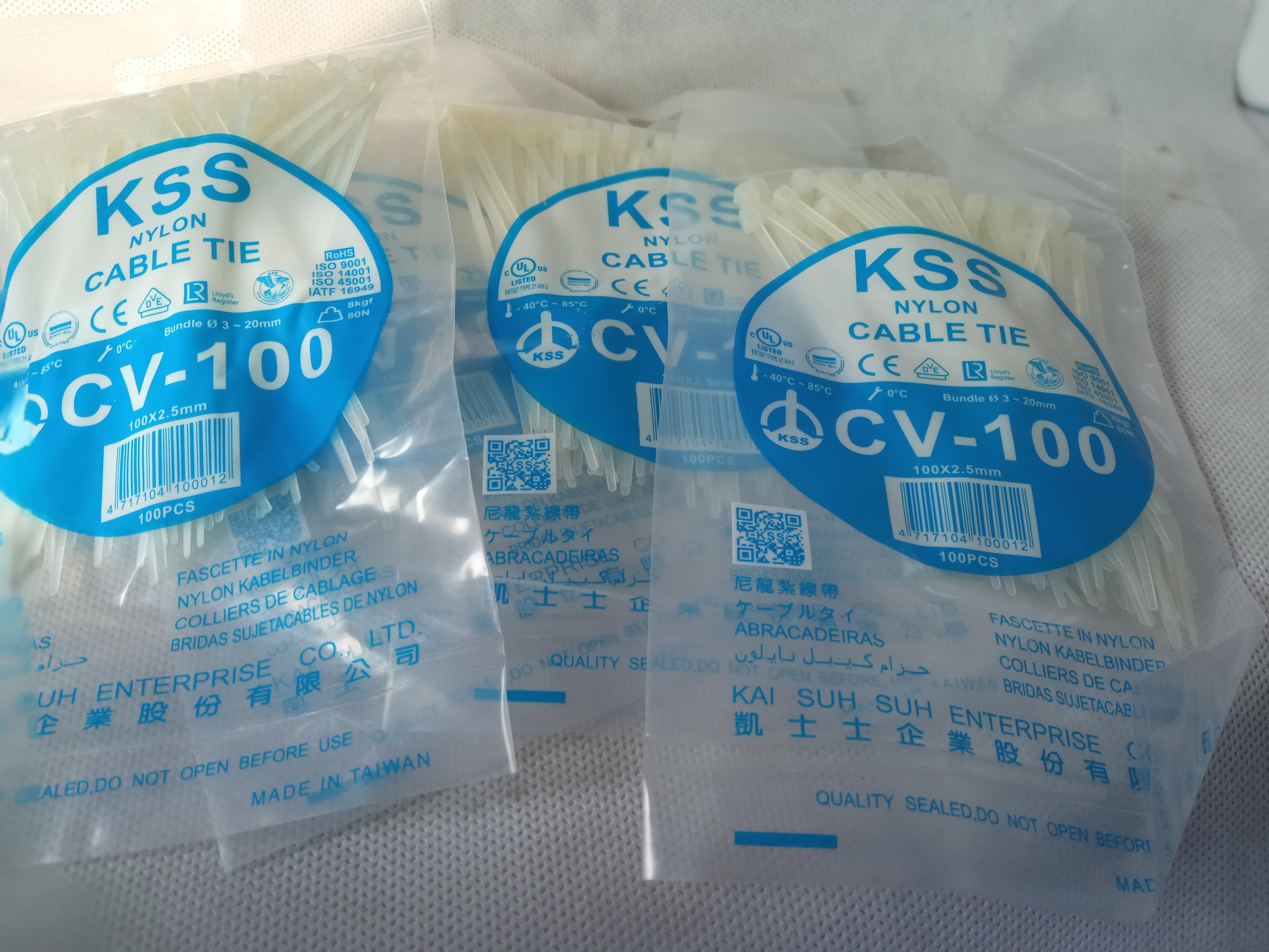 KSS Cable Ties White All Sizes Available in Pakistan - industryparts.pk