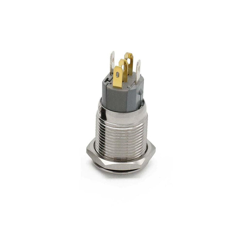 LED Indicator Latching 16mm Push Button Control Switch for Car Motor Start Green in Pakistan - industryparts.pk