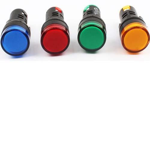 1 Piece LED Indicator Light 12V 24V 220V 16mm Panel Mount in Pakistan - industryparts.pk