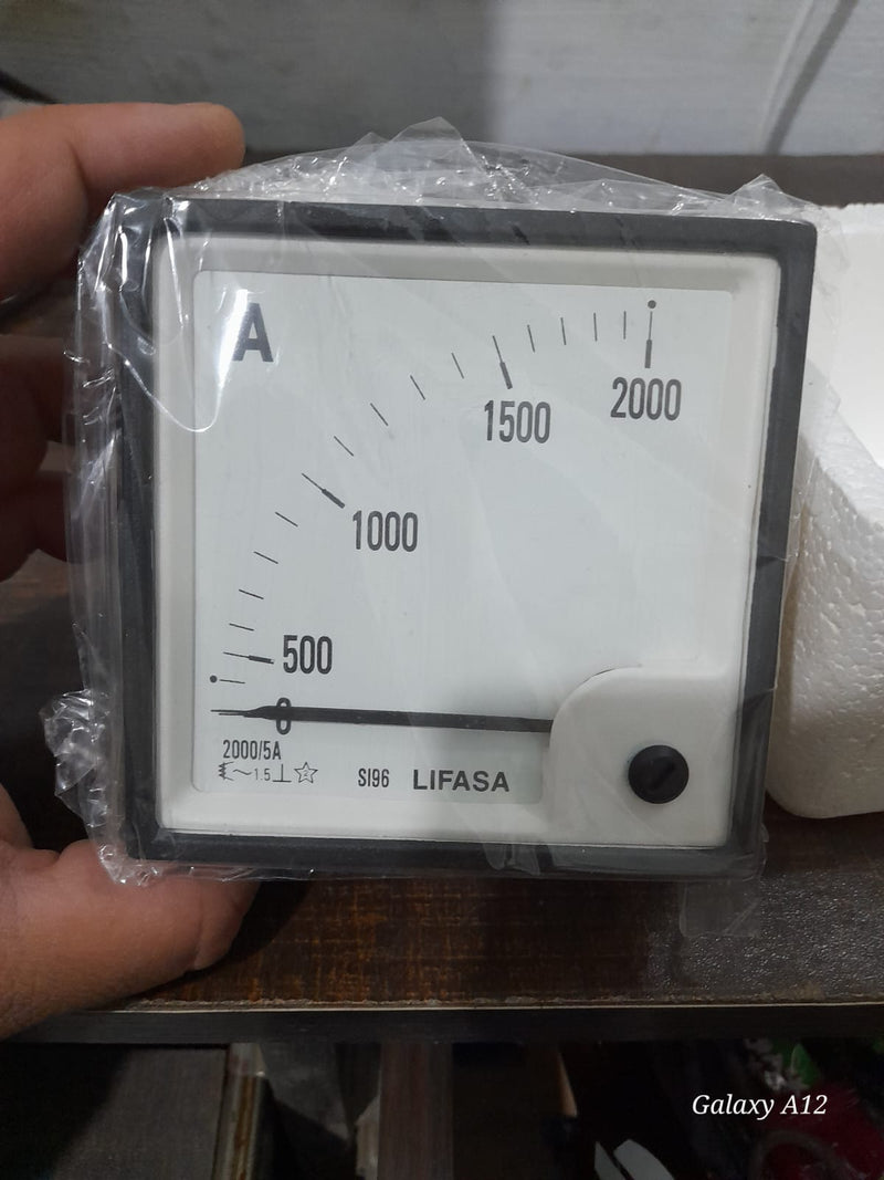 LIFASA S196 2000/5A Panel Ammeter in Pakistan