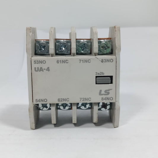 LS Electric UA-4 4-Pole Auxiliary Contact Block