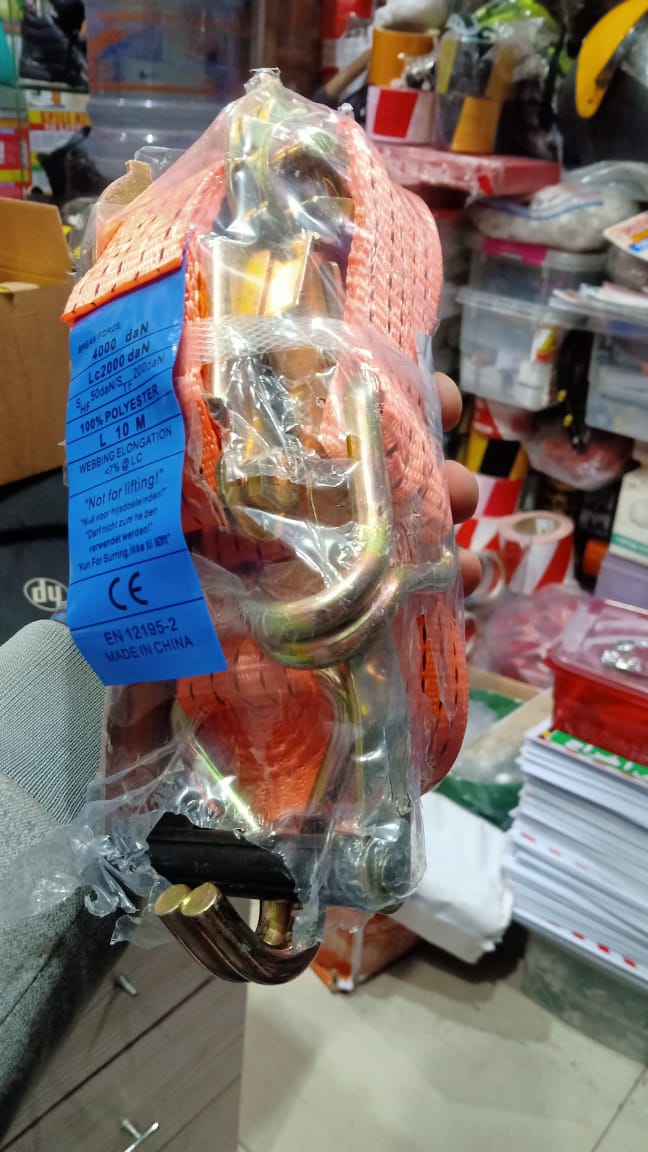 Lc2000 daN Polyester Webbing cargo lashing Belt in Pakistan