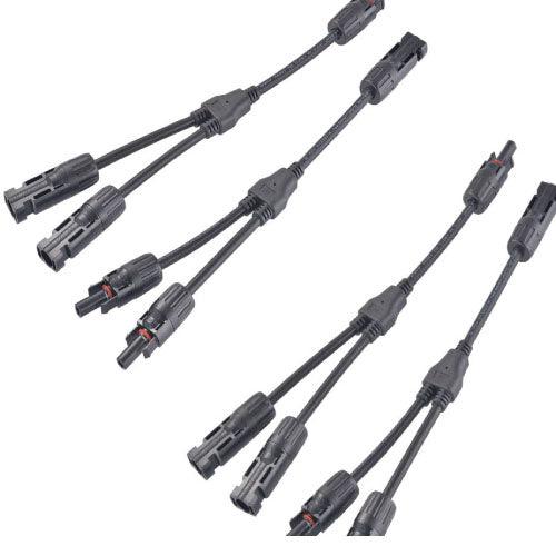 MC4 Y Connector Connecting Solar Panels in parallel in Pakistan - industryparts.pk
