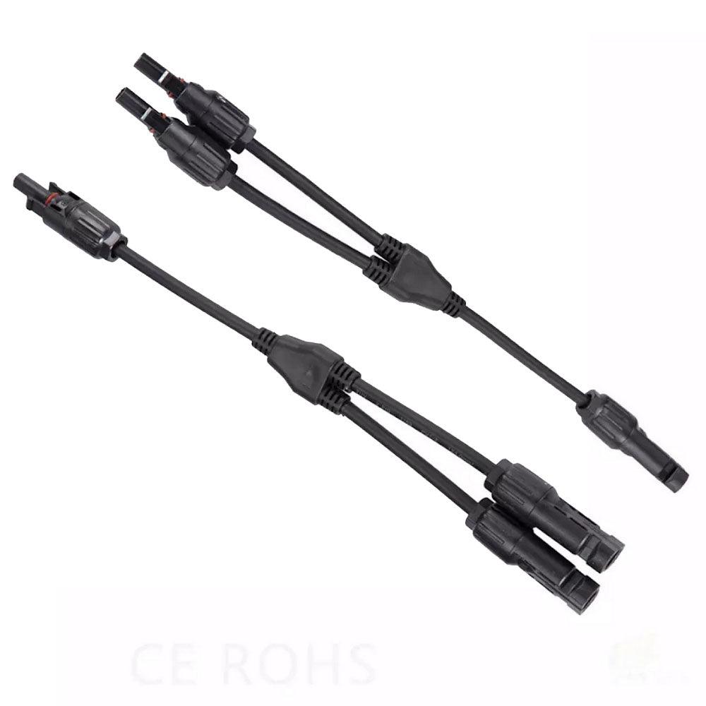 MC4 Y Connector Connecting Solar Panels in parallel in Pakistan - industryparts.pk