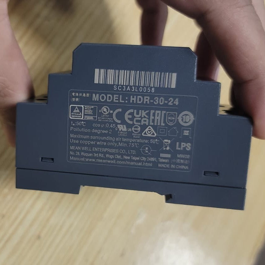 MEAN WELL HDR-30 Series Ultra Slim DIN Rail Power Supply 