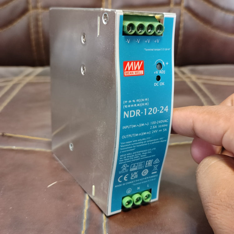 MEAN WELL NDR-120-24 Din Rail Power Supplies in Pakistan
