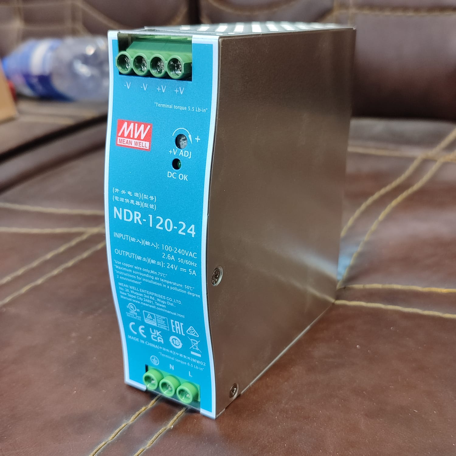 MEAN WELL NDR-120-24 Din Rail Power Supplies in Pakistan