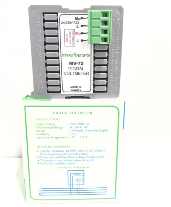 METESS Digital Voltmeter in Pakistan