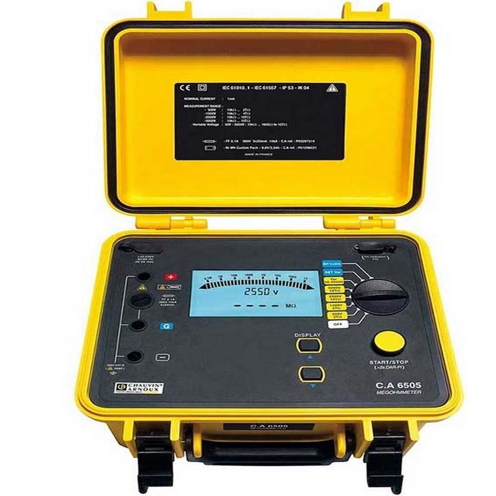 Megaohm Meter C.A 6505 Chauvin-Arnoux 5 kV France - industryparts.pk