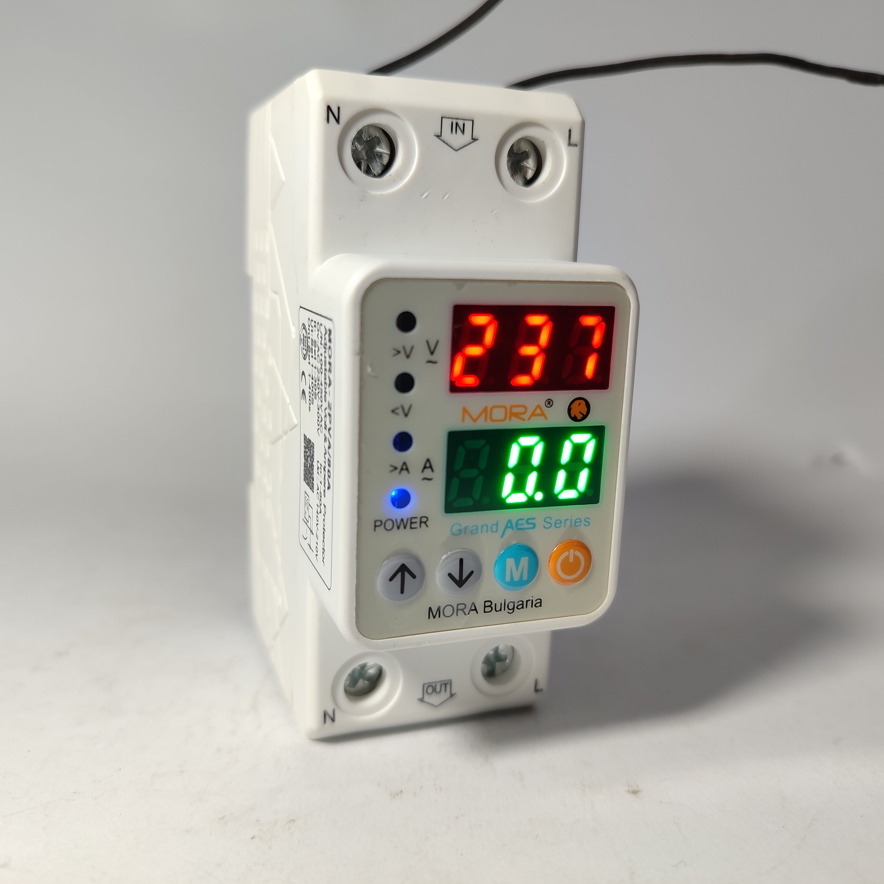 63A 220V Mora voltage protector Adjustable Device for Voltage Bulgaria in Pakistan