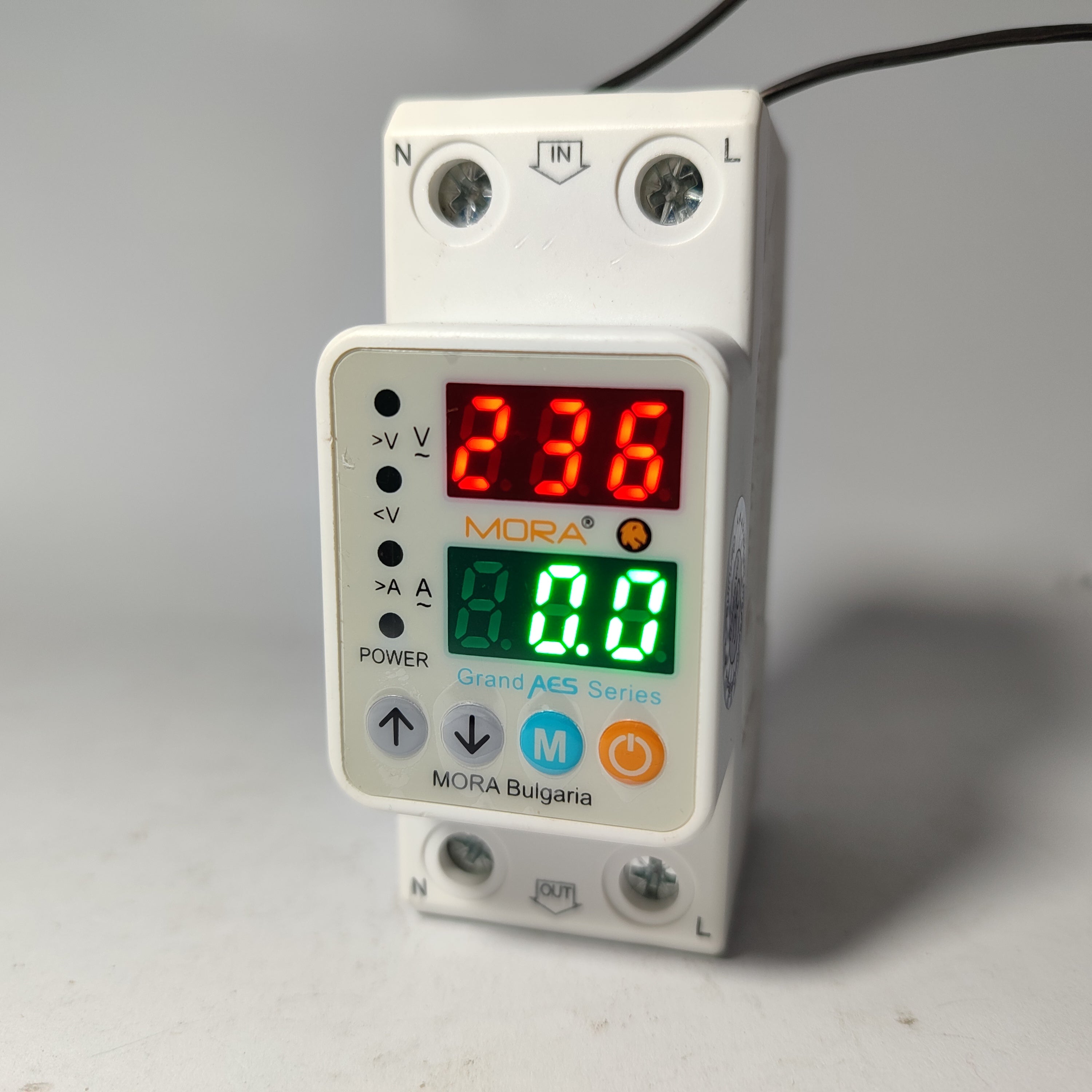 63A 220V Mora voltage protector Adjustable Device for Voltage Bulgaria in Pakistan