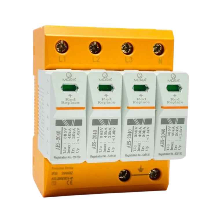 Mora AES-2040 4-Pole 385V AC Surge Protection Device in Pakistan