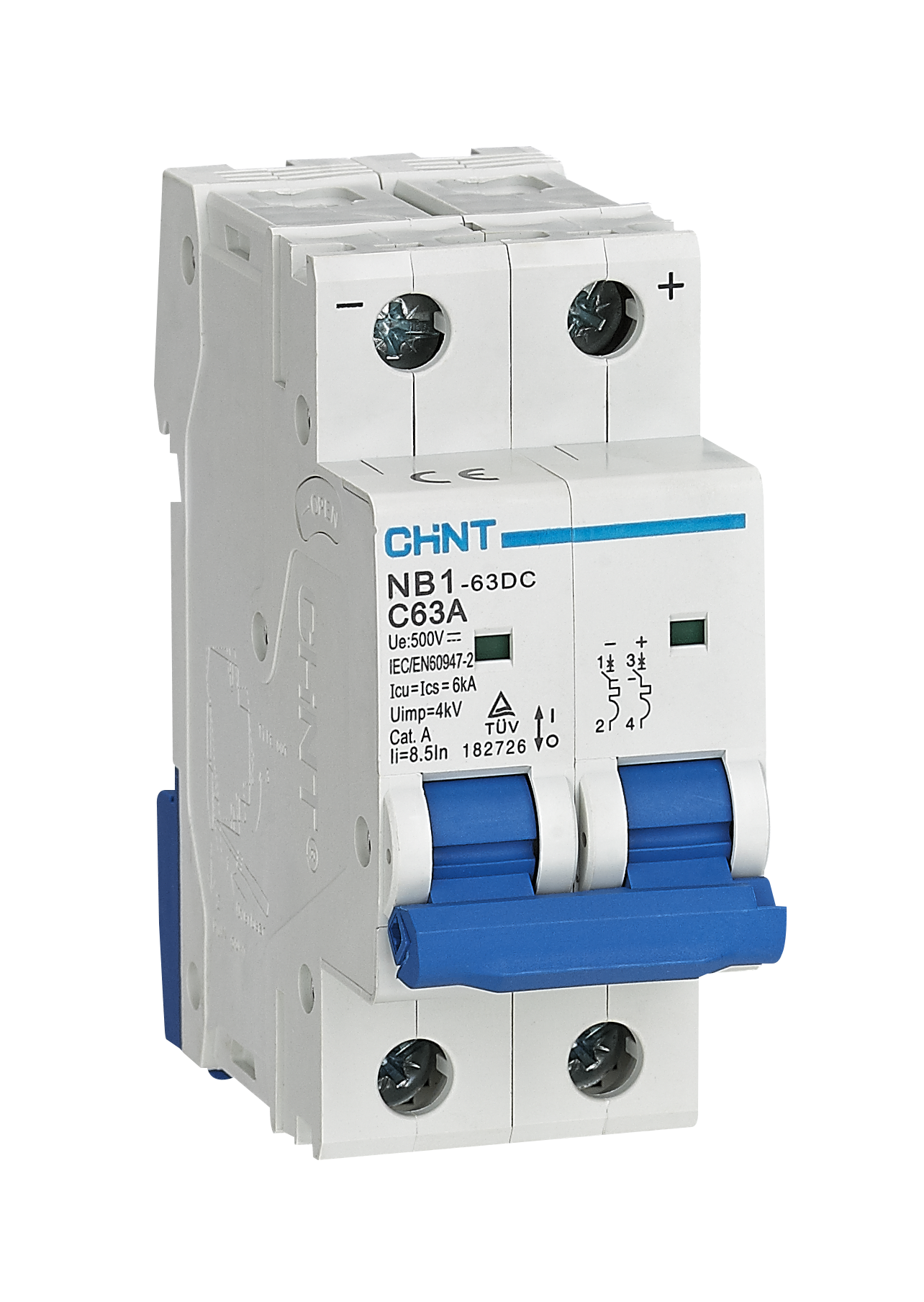 CHINT NB1-63DC 2 POLE Miniature Circuit Breaker in Pakistan