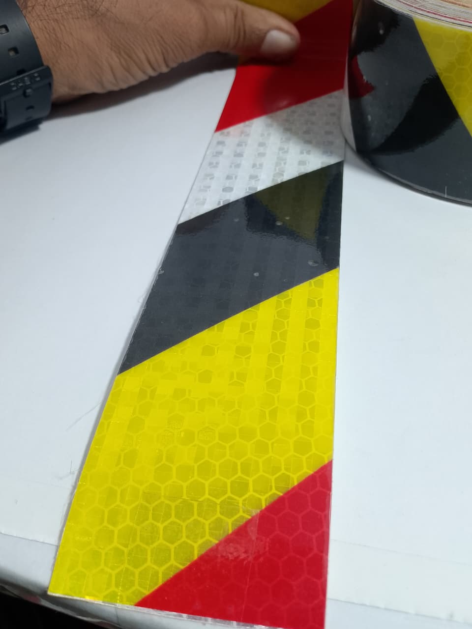 New Stock USA Reflector Tape – 4 Color in 1 Tape (2" x 25ft)