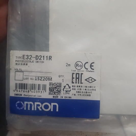 OMRON E32-D211R PHOTOELECTRIC SWITCH in Pakistan