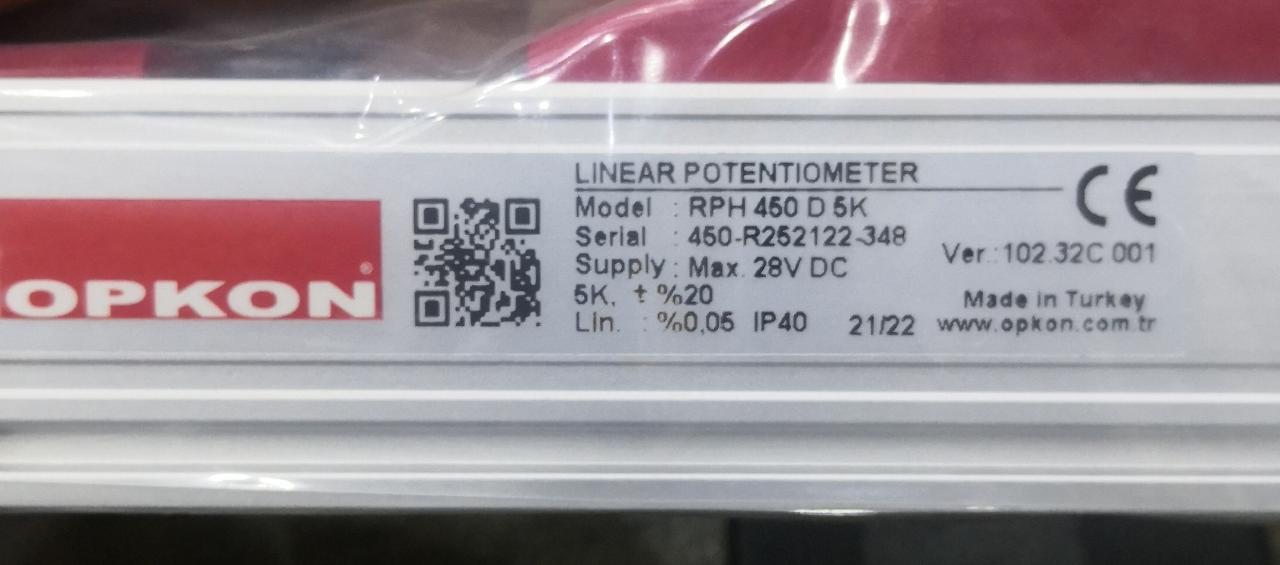 OPKON Linear Potentiometer RPH 450 D 5K 