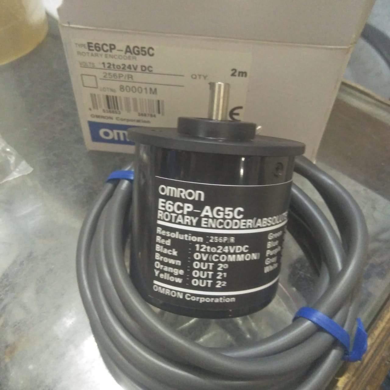 Absolute Omron Encoder E6CP-AG5C 256PPR Omron Rotary Encoder, 12-24 VDC in Pakistan - industryparts.pk