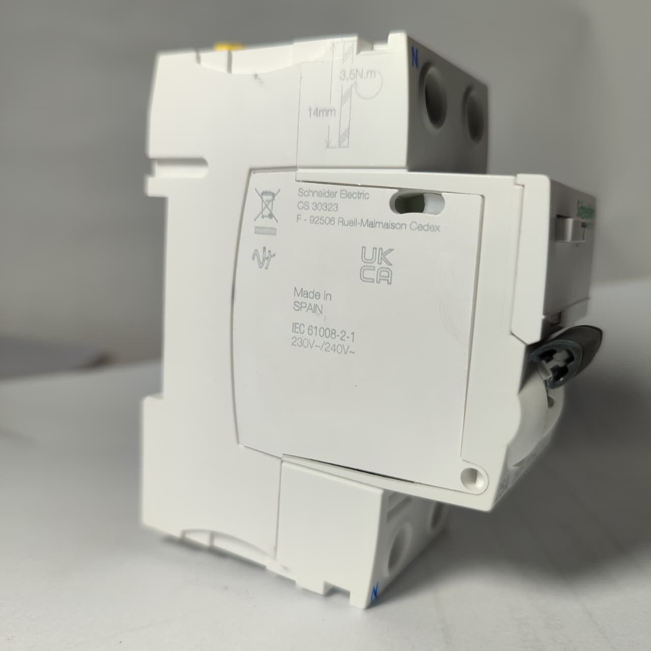 Original Schneider A9R71225 2P 25A Residual Current Circuit Breaker in Pakistan
