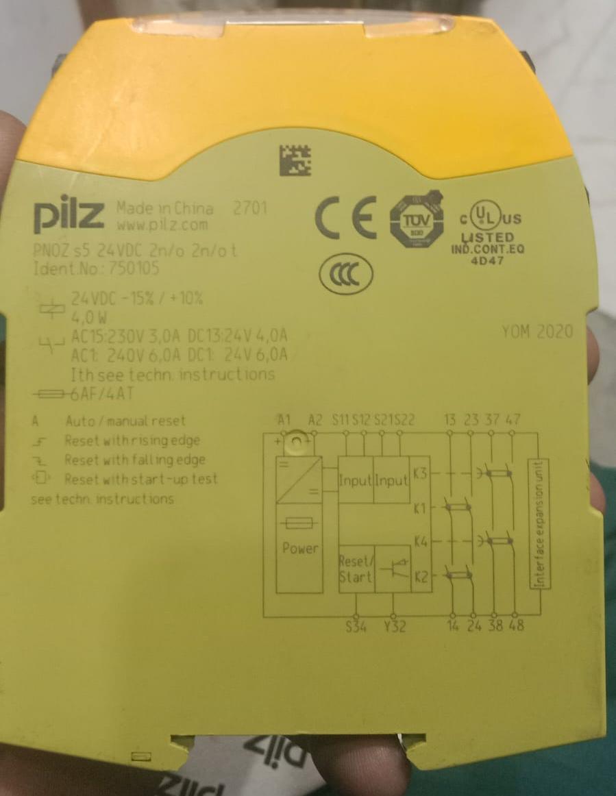 Pilz PNOZ s5 Emergency Safety Relay in Pakistan