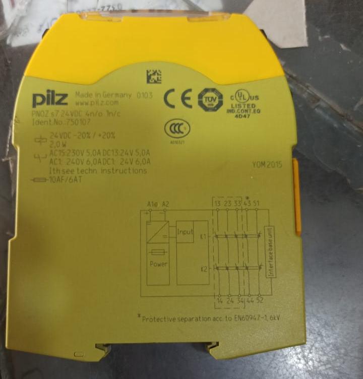 Pilz PNOZ s7 24V dc Safety Relay in Pakistan
