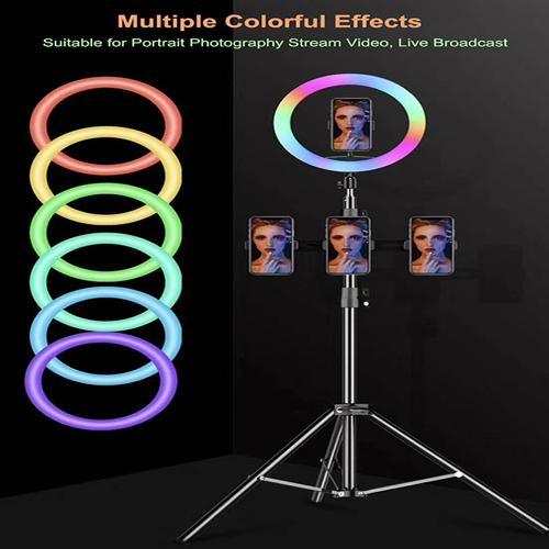 RGB Led Soft Ring Light 26cm MJ26 26 Colors - industryparts.pk