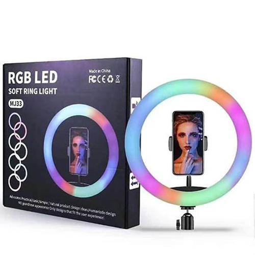 RGB Led Soft Ring Light 26cm MJ26 26 Colors - industryparts.pk