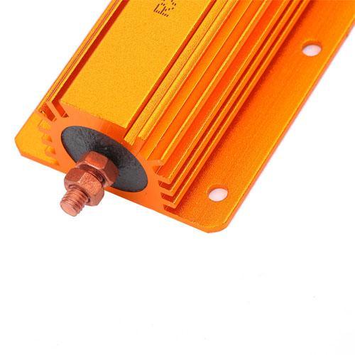 RX24 200W 1ohm / 2ohm / 4ohm / 8ohm / 10ohm Aluminum Shell Resistance Metal Wirewound Wire Wound Winding Resistor Dummy Road - industryparts.pk