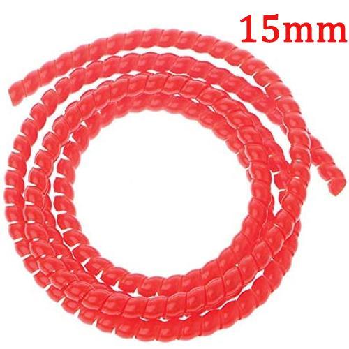 Red Insulation Spiral Sleeves for Cable Management - industryparts.pk