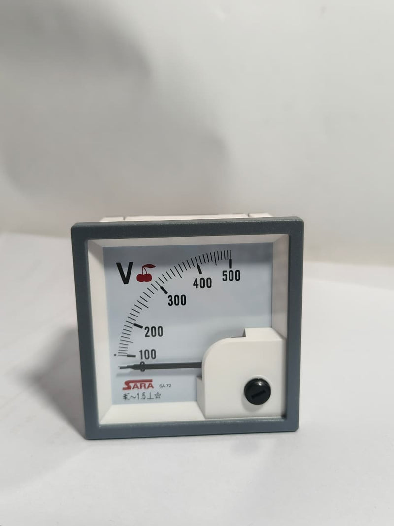 SARA SA-72 Analog Panel 500v AC Voltmeter in Pakistan