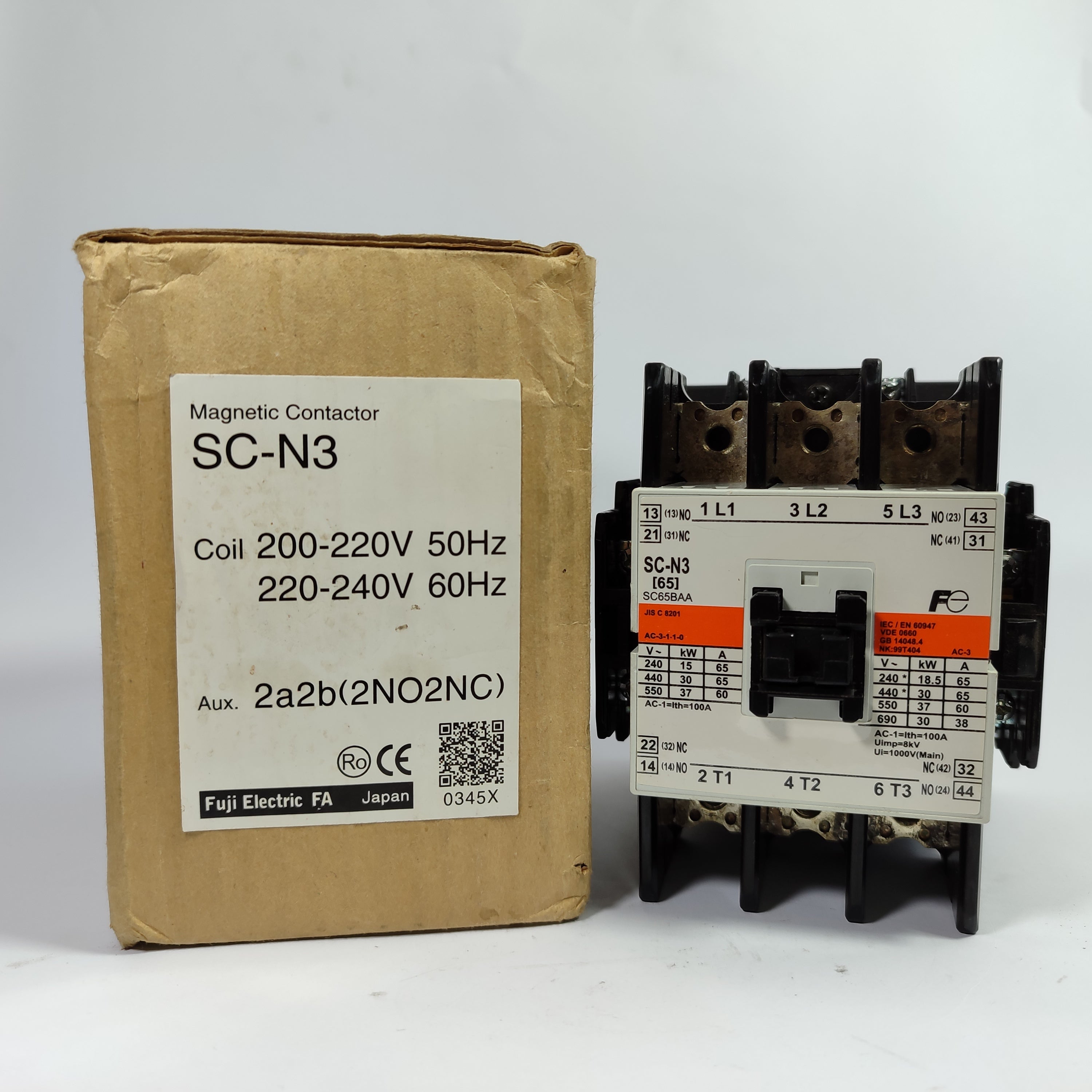 SC-N3 Imported Fuji Fe Electromagnetic AC Contactor 100A in Pakistan