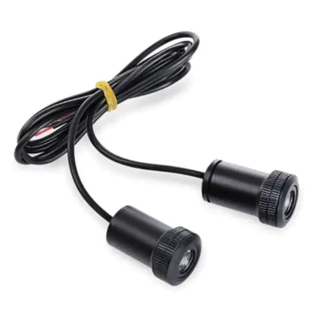 LED 2PCS Punching Ghost Shadow Light Logo Projector Universal in Pakistan