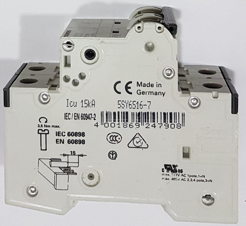SIEMENS 5SY65 MCB C16A 2Pole in Pakistan - industryparts.pk