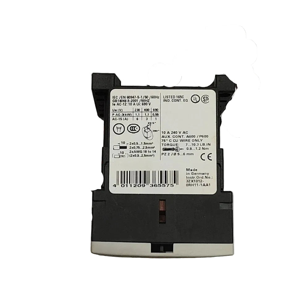 SIEMENS 3RH1140-1AN20 Contact Relay in Pakistan