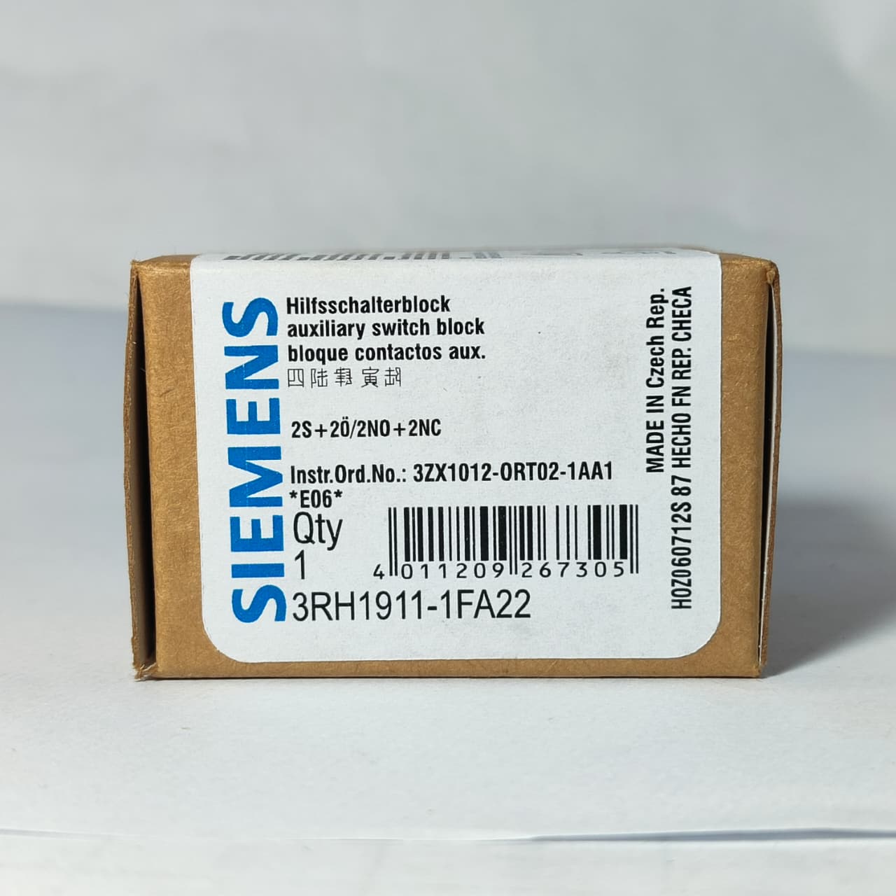 SIEMENS 3RH1911-1FA22 Auxiliary Contact Block in Pakistan