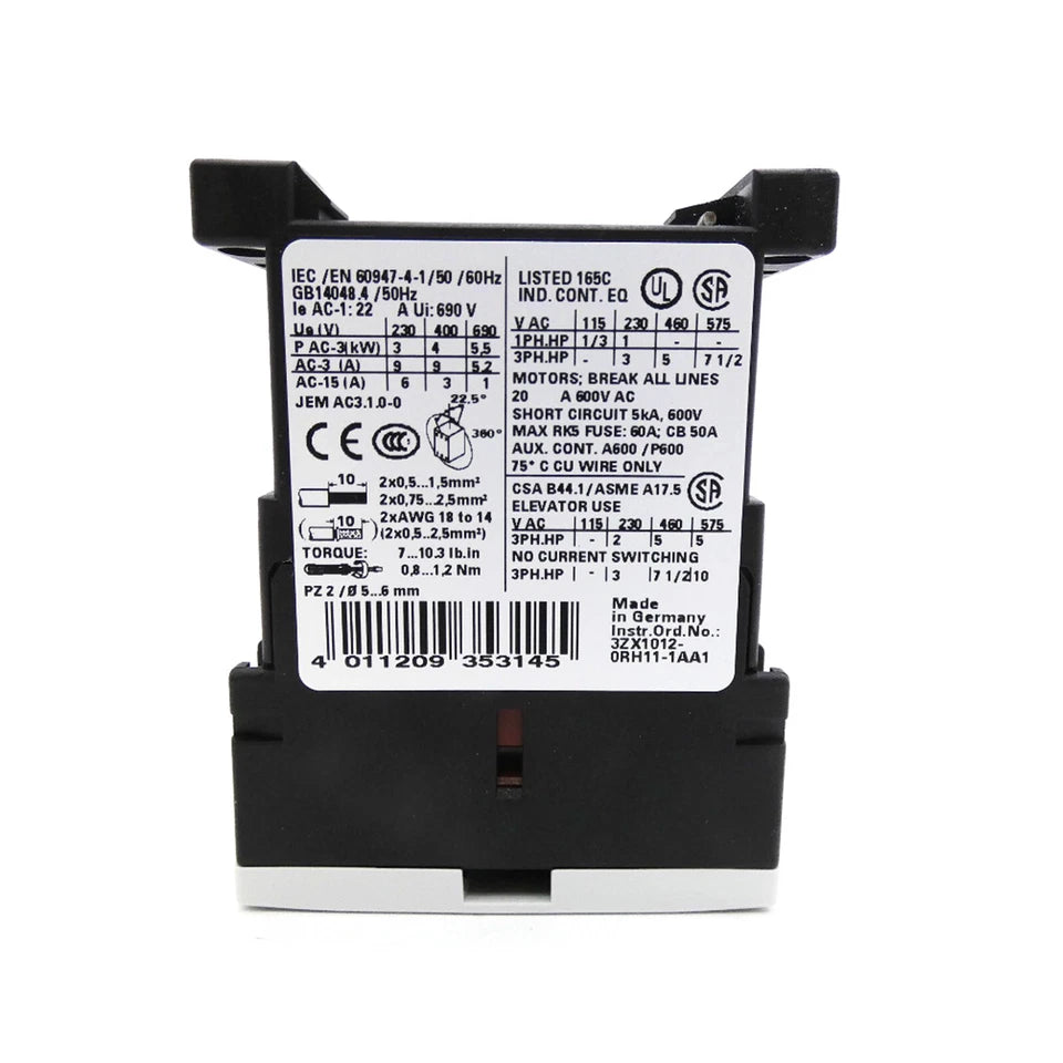 SIEMENS 3RT1016-1AN21 power contactor in Pakistan