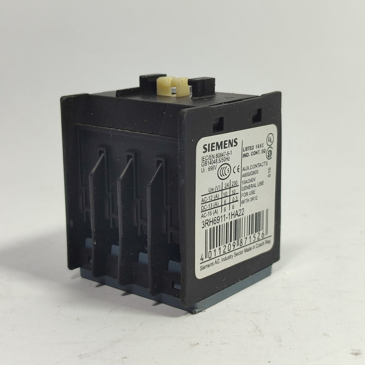 SIEMENS Auxiliary Switch block