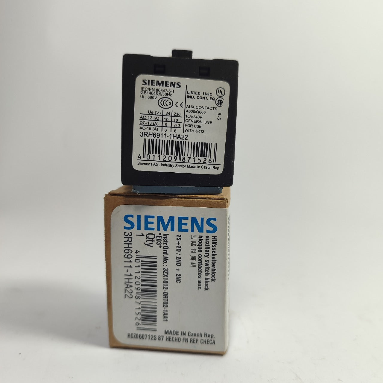 SIEMENS Auxiliary Switch block
