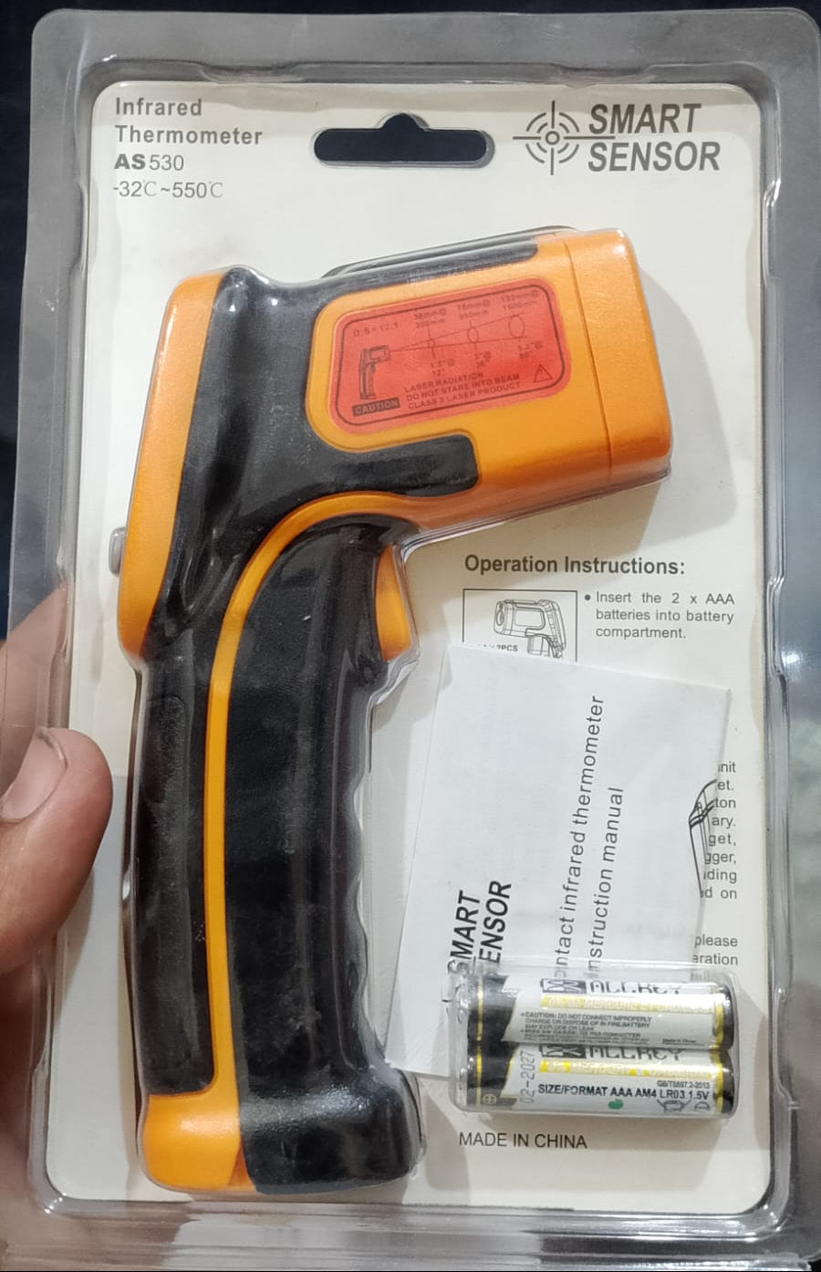 SMART SENSOR AS-530 Infrared Thermaometer 